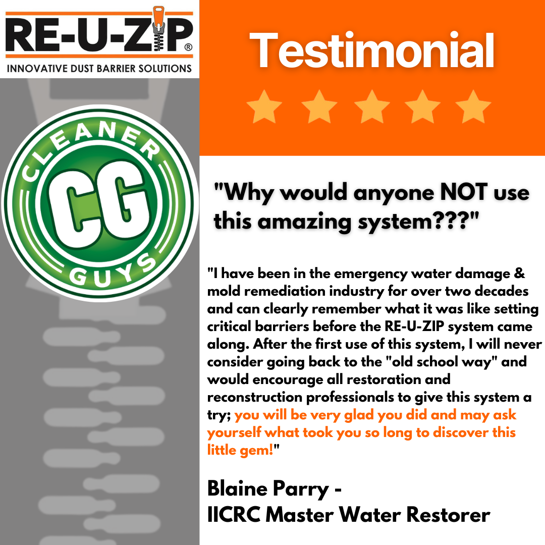 Why would anyone NOT use this amazing system??? - Blaine Parry IICRC Master Water Restorer