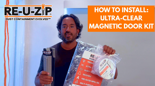 Ultra-Clear Hook & Loop Barrier Panels™: The Tenant-Friendly Containment Upgrade