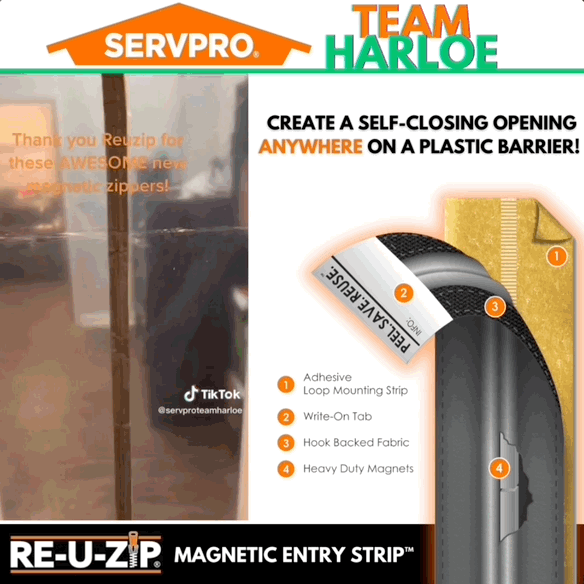 Servpro Team Harloe Joins the RE-U-ZIP® Revolution
