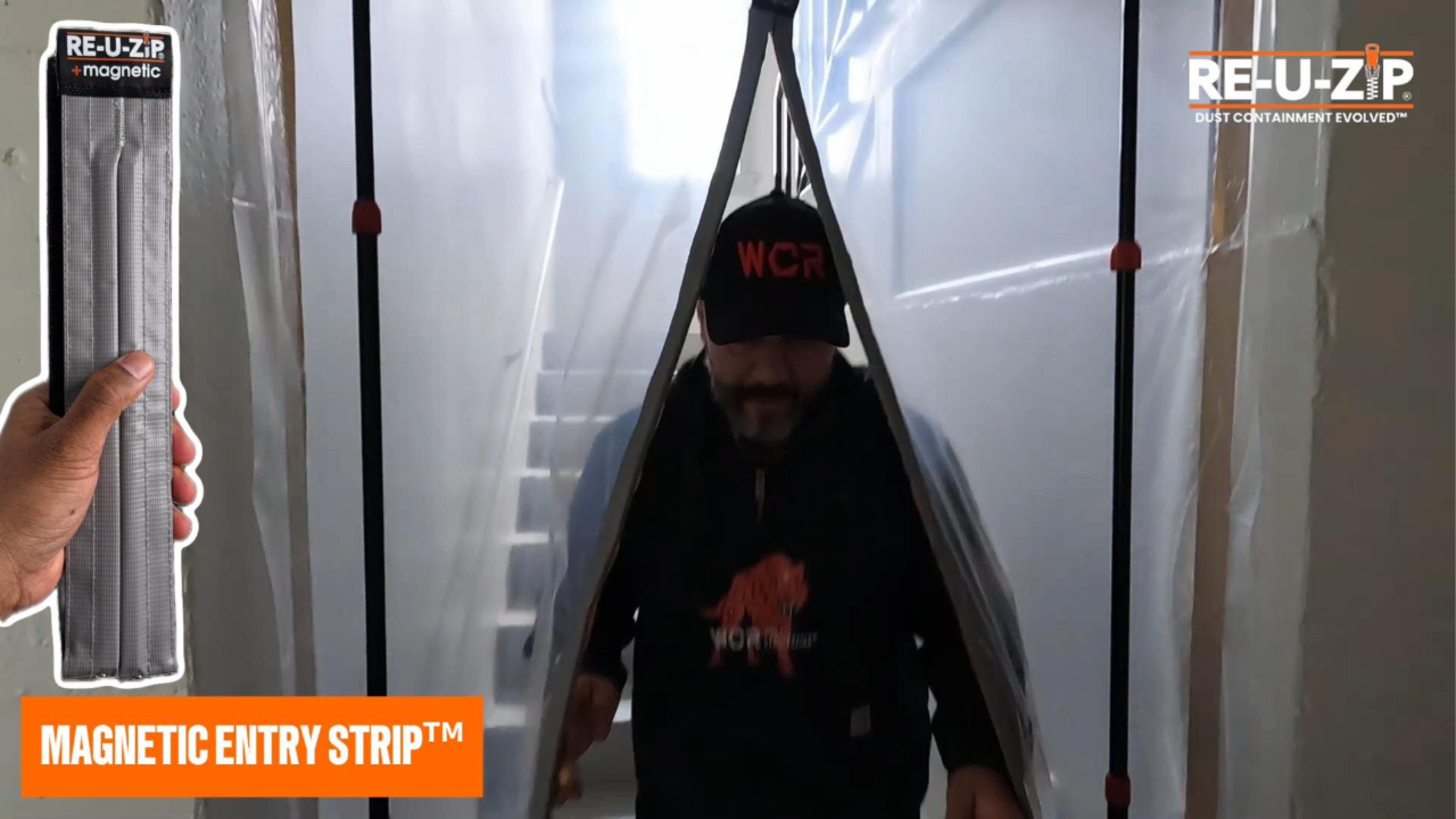 How Wolf Construction Restoration LLC Uses RE-U-ZIP® Magnetic Entry St ...