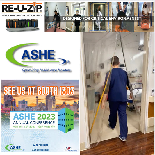 Visit Us at the ASHE National Healthcare Conference (Booth #1303) | RE-U-ZIP® | Designed for Critical Environments™