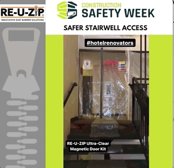RE-U-ZIP™ Solutions for Safer Stairwell Access