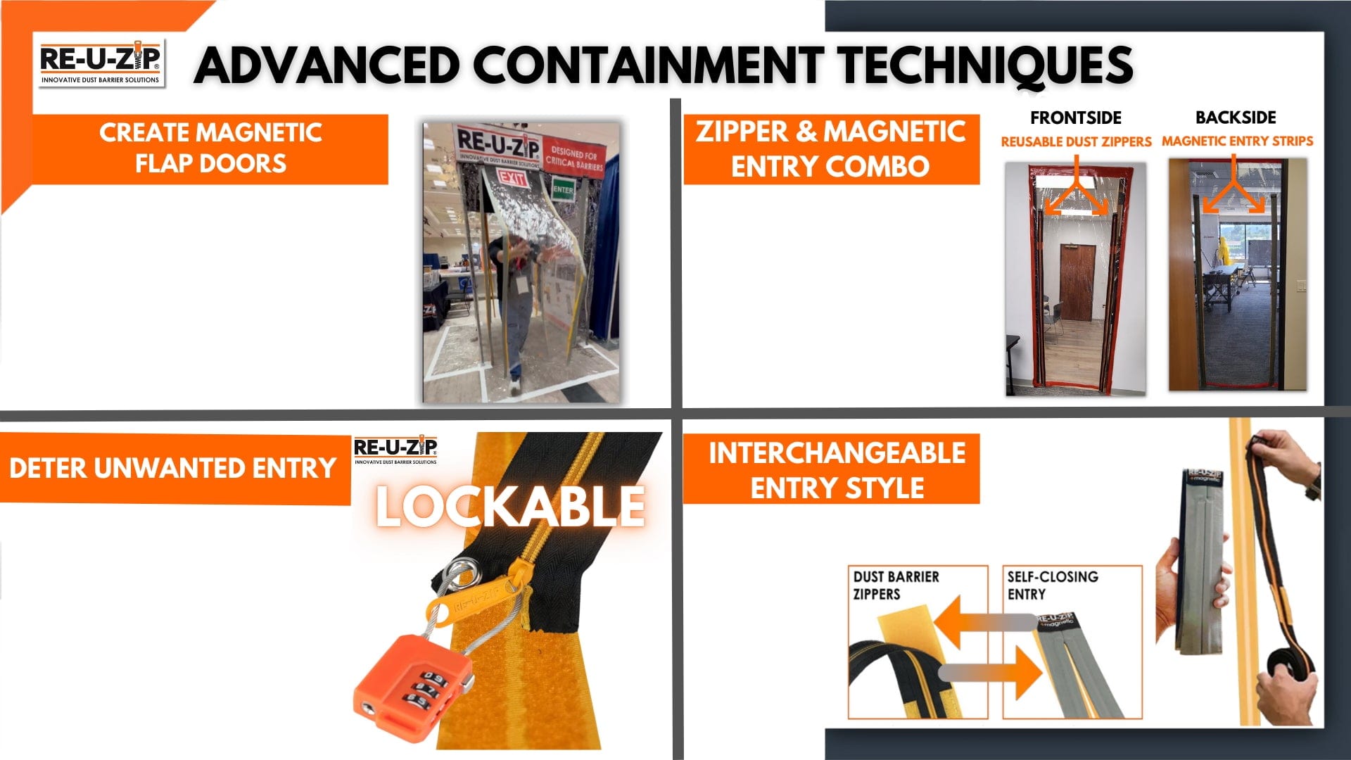 Load video: RE-U-ZIP® Advanced Containment Techniques