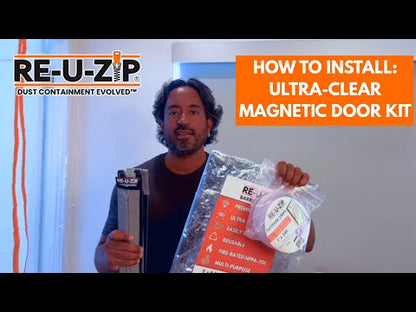 RE-U-ZIP® Ultra-Clear Magnetic Flap Door Kit