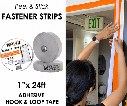 RE-U-ZIP® | DUST CONTAINMENT EVOLVED™ Construction RE-U-ZIP® Hook & Loop Fastener Strips