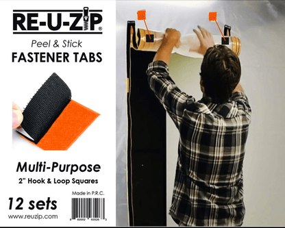 RE-U-ZIP® | DUST CONTAINMENT EVOLVED™ Construction RE-U-ZIP® HOOK & LOOP FASTENER TABS