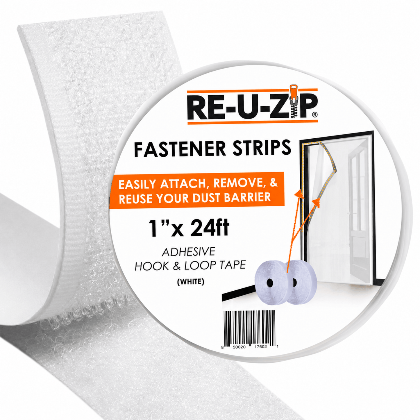 RE-U-ZIP® | DUST CONTAINMENT EVOLVED™ Construction RE-U-ZIP® Hook & Loop Faster Strips