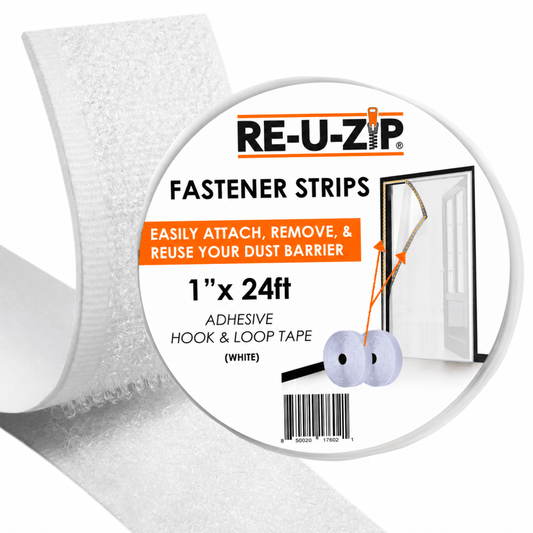 RE-U-ZIP® | DUST CONTAINMENT EVOLVED™ Construction RE-U-ZIP® Hook & Loop Faster Strips