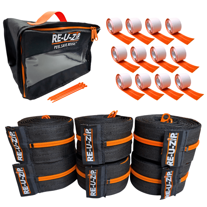RE-U-ZIP® Fail-Safe™ Reusable Dust Barrier Zippers | Dust Containment ...