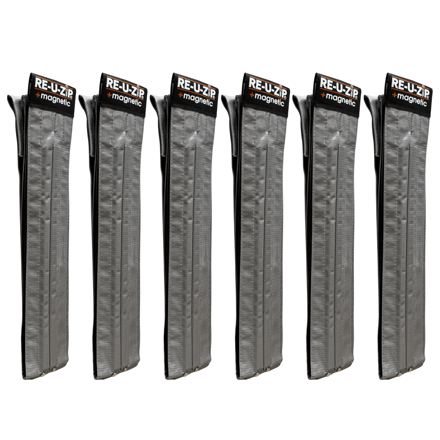 RE-U-ZIP™ INNOVATIVE DUST BARRIER SOLUTIONS RE-U-ZIP®  MAGNETIC ENTRY STRIP™ (ONLY) | 6-PACK