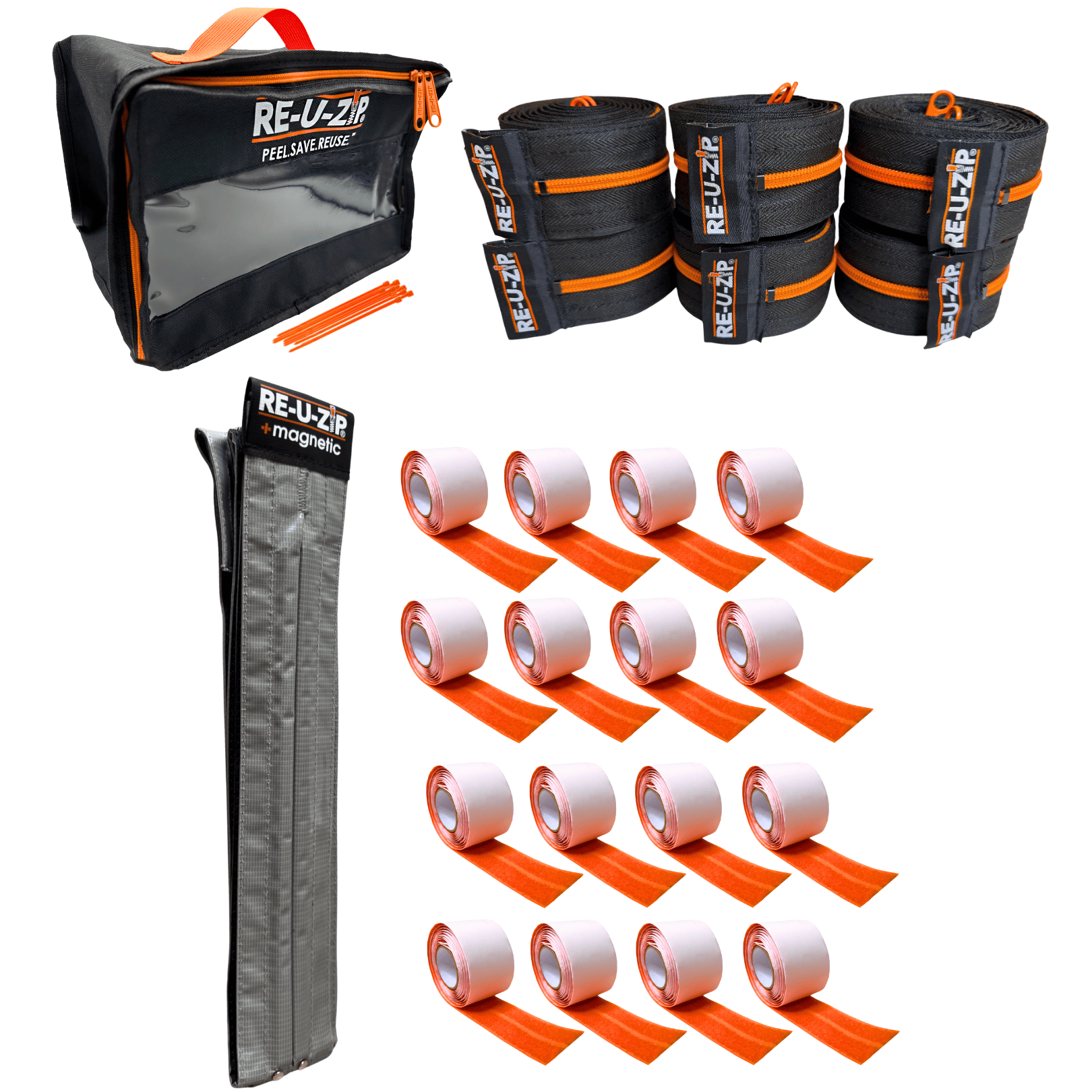 R Entry Ribbin RE-U-ZIP® Magnetic Entry Strip™ & Zipper Pro Bundle – RE-U-ZIP® | DUST ...