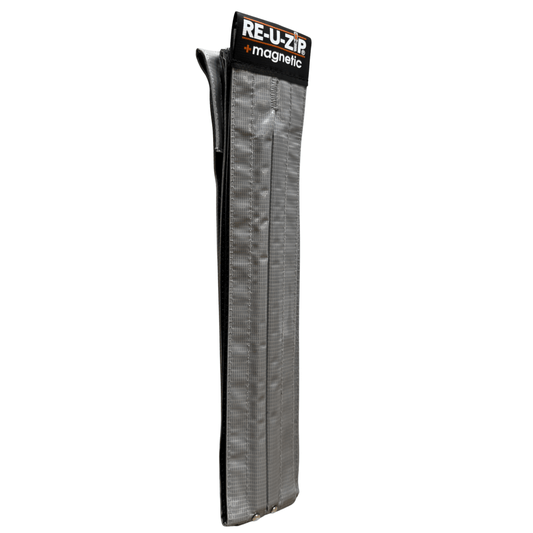 RE-U-ZIP™ INNOVATIVE DUST BARRIER SOLUTIONS RE-U-ZIP® SELF-CLOSING MAGNETIC ENTRY STRIP™ (ONLY) | SINGLE