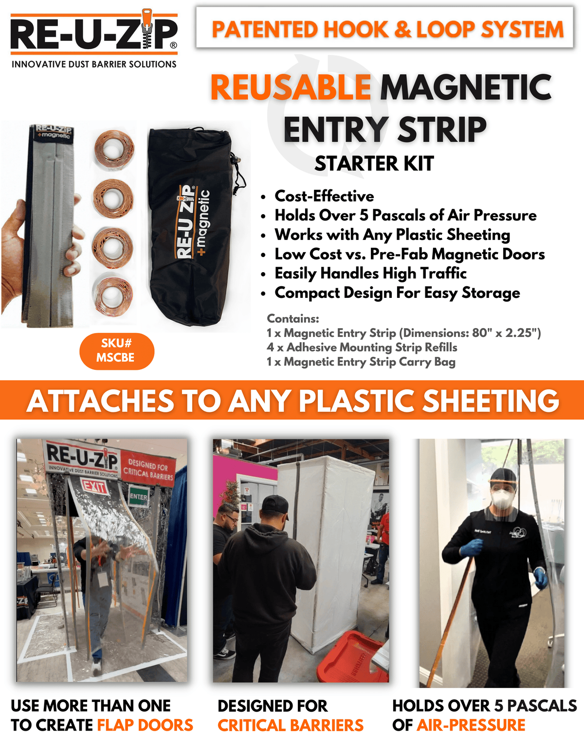 RE-U-ZIP® Dust Barrier Entry System | Pro Bundle – RE-U-ZIP® INNOVATIVE ...